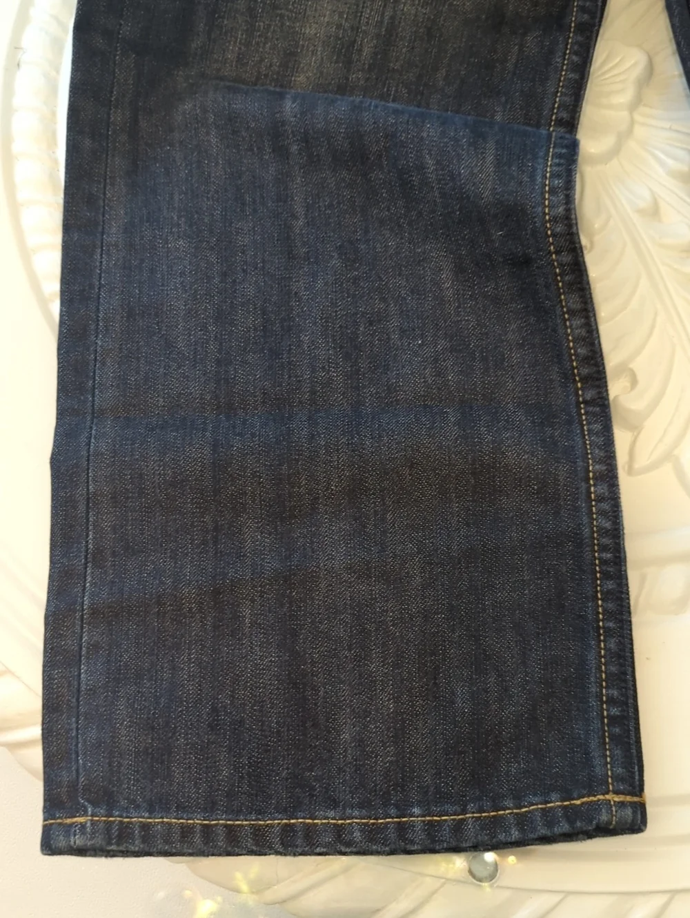 Banana Republic 100% Cotton Men's Straight Jeans in Dark Indigo 32/30